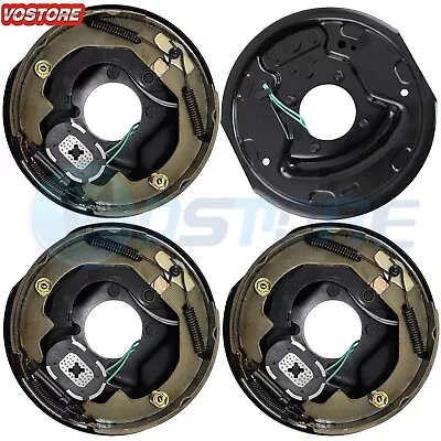 2 Pairs Electric Trailer Brake 10  X 2-1/4  Assembly Kit 3500 Lbs Axle -21003 • $136.50