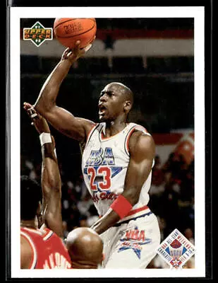 1991-92 Upper Deck #48 All-Star Michael Jordan Bulls Basketball Card 0203R • $2