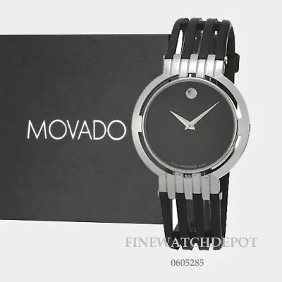 Authentic Mens Movado Esperanza Leather Watch 0605285 • $1095