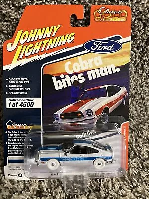 1/64 JOHNNY WHITE LIGHTNING 1978 Ford Mustang Cobra II CHASE CAR NEW!! • $59.99