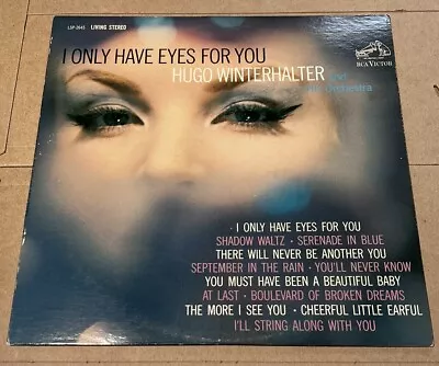 Hugo Winterhalter I Only Have Eyes For You RCA Victor LP Vinyl Record EX VG+ Set • $6.99