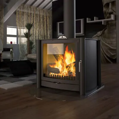 Firebelly Fb2 Back Boiler Stove Woodburning Wood Central Heating Modern Stove • £4499