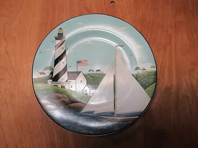 Sakura Warren Kimble COASTAL BREEZE Salad Plate 8  Lighthouses 1 Ea  3 Available • $4