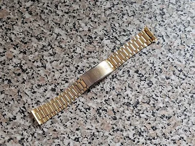 Seiko SQ G1172 Mens Replacement Watch Strap Gold Colour Made In Japan • £22