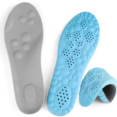 4D Memory Foam Sports Shoes Insole Shock Plantar Fasciitis Feet Insole Men Women • $9.99