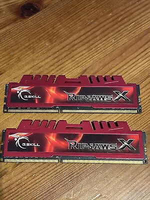 G.Skill Ripjaws 8GB Kit 2x4GB DDR3 OC 1600MHz RAM Memory • £14.99