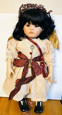 Porcelain Doll Linda Valentino Michel Doll 21  Tall 2000 Limited Edition  • $40.22