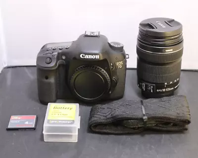 Canon EOS 7D 18.0 MP Digital SLR Camera W/ 18-135mm Lens • $103.50