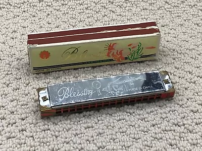 Vintage Blessing Dhc-161 Five Inch Harmonica In Original Box • $0.99