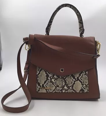 Steve Madden Animal Print Brown Squared Purse Adjustable Strap See Details  • $17.99