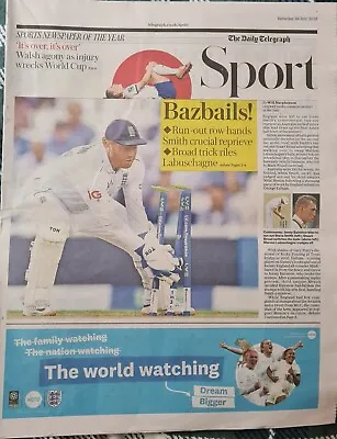 The Daily Telegraph Sports Supplement  - 29th July 2023 • £0.99