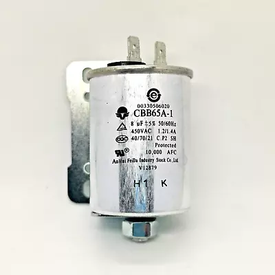 GENUINE FISHER  PAYKEL DRYER  CAPACITOR 8uF H00330506020  DE6060M1DE7060G1 0863 • $17.99