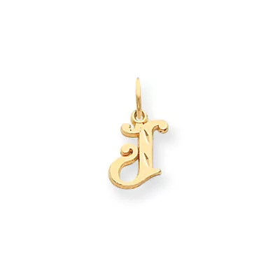 14k Yellow Gold Isabelle Collection Mini Letter J Initial Charm • $118.98