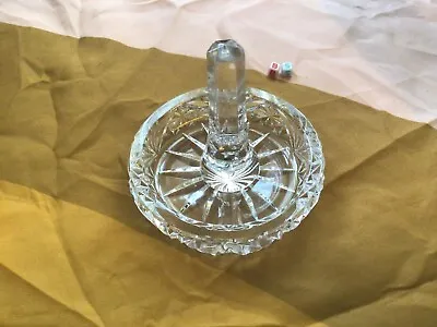 £15.99 • Buy Antique Cut Glass Dressing Table Jewellery Holder 