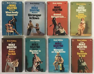 Mike Shayne By Brett Halliday - Lot Of 8 Paperbacks - Dell First Printings • $24