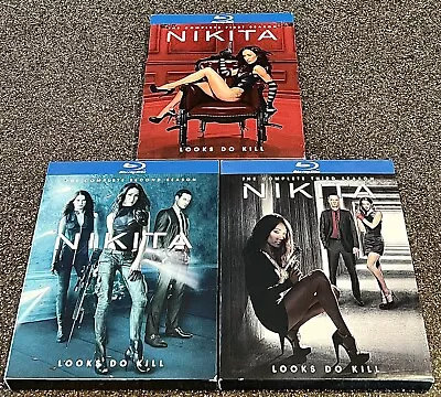 Nikita: The Complete First Second & Third Season Blu-Ray Sets - FULLY TESTED!! • $49.95