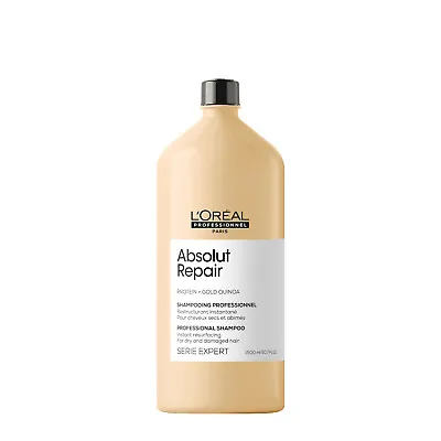 £28.50 • Buy L'Oreal Serie Expert Absolut Repair Shampoo For Damaged Hair 1500ml 