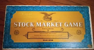 Vintage 1968 Stock Market Game Deluxe Edition • $50