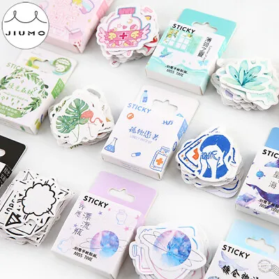 46PCS Box Cute Stickers Kawaii Stationery DIY Scrapbooking Diary Label Stickers • $1.35