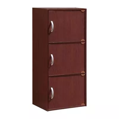 Hodedah 3-Shelf 3-Door Multi-purpose Cabinet • $31