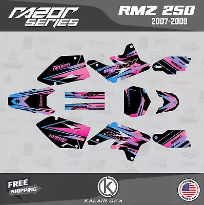 Graphics Kit For SUZUKI RMZ250 (2007-2009) RMZ 250 Razor Series - Pink • $82.99
