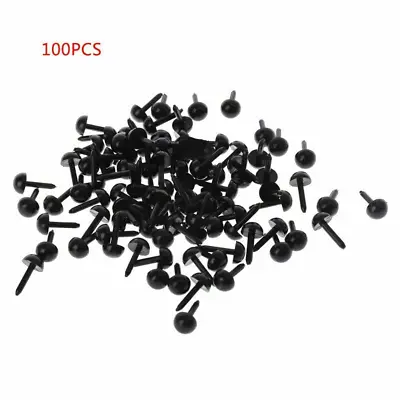 100Pcs 2/3/4mm Plastic Safety Eyes DIY For Bear Doll Puppet Plush Animal Toy • $5.59