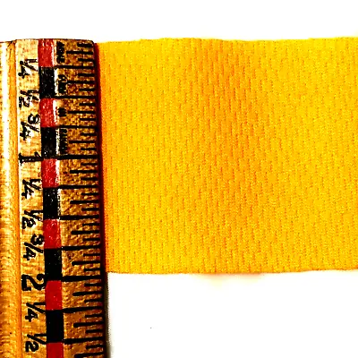 Flat Stretch Textured Jersey Fabric Binding Tape Straigh 2  Marigold 40 Yds BT18 • $13.95