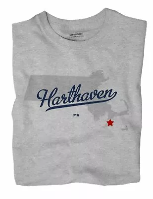 Harthaven Massachusetts MA Mass T-Shirt MAP • $19.50