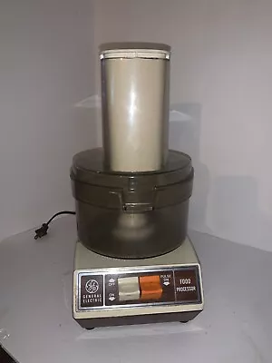 GE General Electric D2FP1 1970's Vintage Food Processor  • $30
