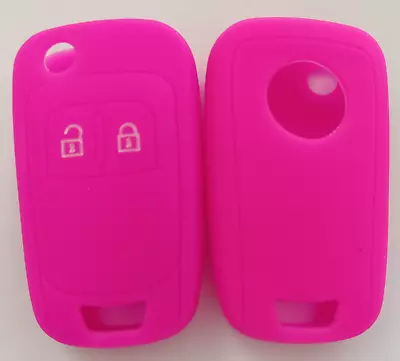 Pink 2 Button Flip Key Cover Suits Chevrolet Holden Colorado Aveo Cruze Trax • $8.99