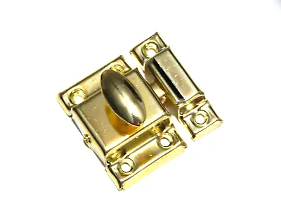 Vintage Cabinet Door Latch With Brass Finish • $4.79