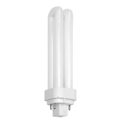 18 Watt Quad 4-Pin Double Twin Tube CFL Replacement Bulb G24q-2 Base Cool White • $7.99