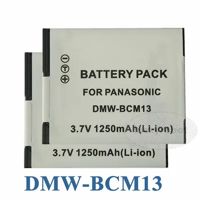 2 Pack Battery For Panasonic Lumix DMC-TZ55DMC-TZ57 DMC-TZ60 DMC-TZ70 Camera • £11.03