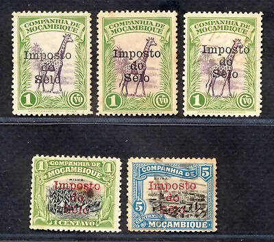 Mozambique Early Revenues Fine Used/mint Lot.  A241 • $6.21