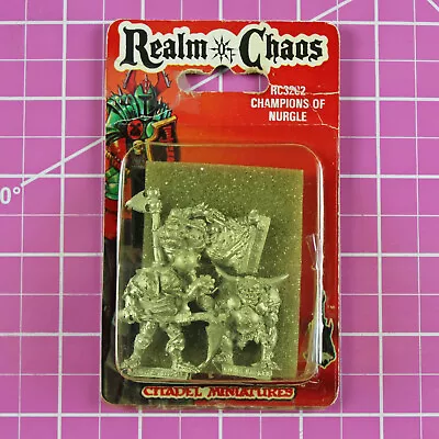 Warhammer Realm Of Chaos Champions Of Nurgle Metal - Rare OOP Citadel Warriors • $86.95