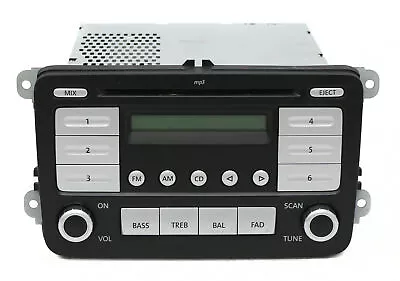Volkswagen 2007-09  EOS Jetta GLI AM FM Radio Mp3 CD Code Included 1K0035161C • $205