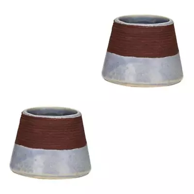 1/2/3 Stylish Ceramic Match Holder For Fireplace With Storage Pot Retro Home • $20.61