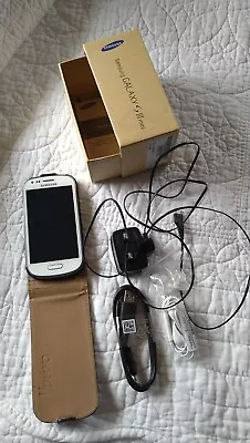 £22 • Buy Samsung Galaxy S III Mini GT- I8200N.  Marble White (O2) Excellent Condition.