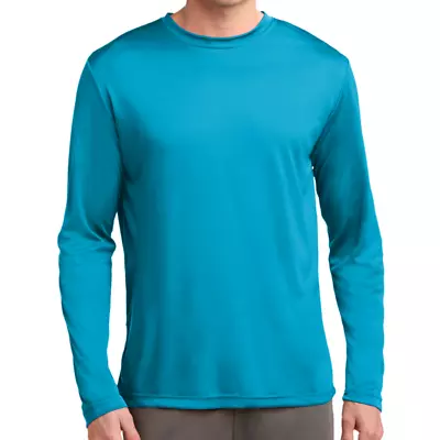 Sport-Tek Mens Long Sleeve Dri-Fit Moisture Wicking Competitor T-Shirt ST350LS • $11.49