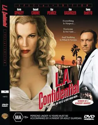 L.A. Confidential (DVD 1997) Kevin Spacey Crime Region 4  • $8