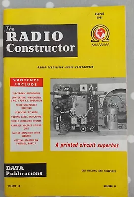 The Radio Constructor Magazine JUNE 1961 • £4.99