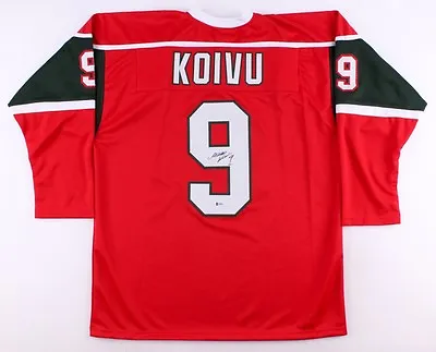 Mikko Koivu Signed Wild Jersey (Beckett COA) 6th Overall Pick 2001 NHL Draft  • $299.95