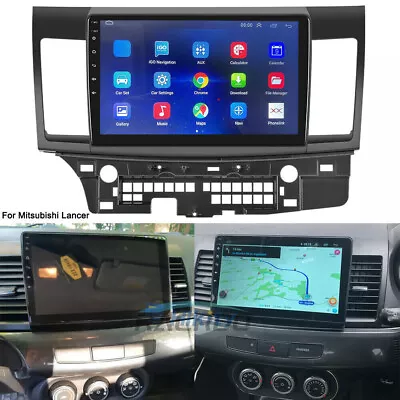 10.1  Car Android 13 Radio GPS Navi FM Stereo For Mitsubishi Lancer EX 2008-15 • $109.99