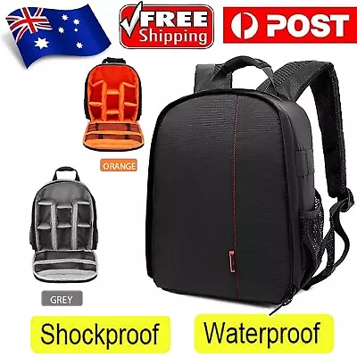 New Waterproof Shockproof SLR DSLR Camera Bag Case Backpack For Canon Sony Nikon • $31.49