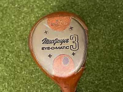 MacGregor Eye-O-Matic 3 Wood RH TT Dynamic Stiff Steel (R1757) • $32.29