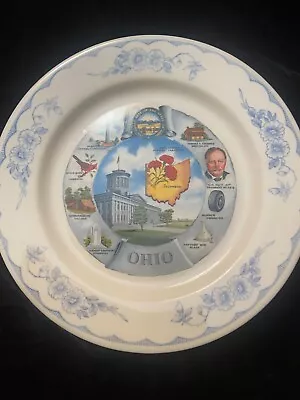 Homer Laughlin Ohio Souvenir Plate Souvenir Of East Liverpool Ohio Vintage • $14.99