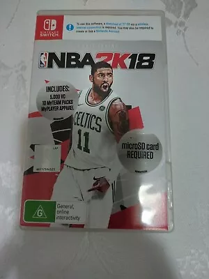 NBA 2K18  - Nintendo Switch • $10