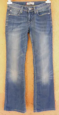 £10.99 • Buy Ladies Desigual Gorgeous 572 Boot Cut Blue Stretch Denim Jeans Size W26 (c Pics)
