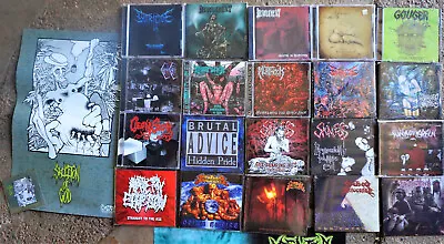 DevourmentClean FleshSkinlessFleshgrindGutricyde Death Metal Lot Of 21 CD's • $100