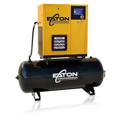 $6021 • Buy 5 HP Rotary Screw Air Compressor With 80 Gallon Tank, Single Phase, Fixed Speed